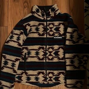 Patterned Fleece Jacket